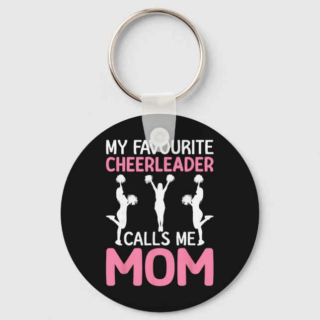 Cheerleading Cheer Squad Favourite Cheerleader Cal Key Ring (Front)
