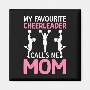 Cheerleading Cheer Squad Favourite Cheerleader Cal Magnet