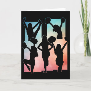 Cheerleading Cheer Stuff For Cheerleader Girls Fun Card