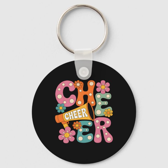 Cheerleading Cheer Team Cheerleader _1  Key Ring (Front)