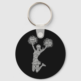 Cheerleading Cheerleader Cheer Girls _1 Key Ring