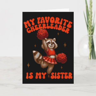Cheerleading Cheerleader Favourite Cheerleader Is Card