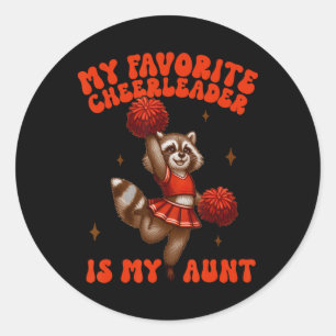 Cheerleading Cheerleader Favourite Cheerleader Is  Classic Round Sticker
