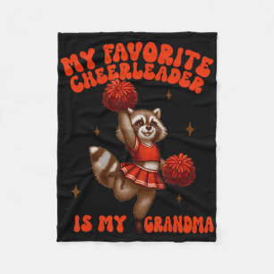 Cheerleading Cheerleader Favourite Cheerleader Is  Fleece Blanket