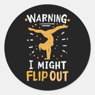 Cheerleading Cheerleader Funny Gift For Cheerleade Classic Round Sticker