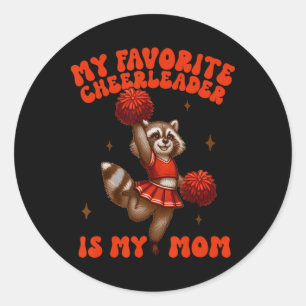 Cheerleading Cheerleader My Favourite Cheerleader Classic Round Sticker