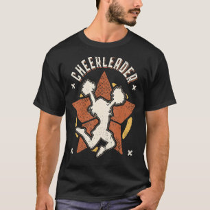 Cheerleading Cheerleader Vintage Retro Classic Spo T-Shirt