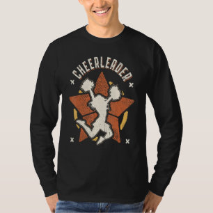 Cheerleading Cheerleader Vintage Retro Classic Spo T-Shirt