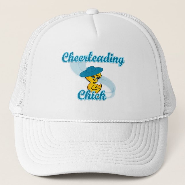Cheerleading Chick #3 Trucker Hat (Front)