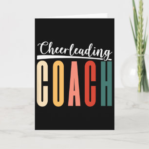 Cheerleading Coach _13 Card