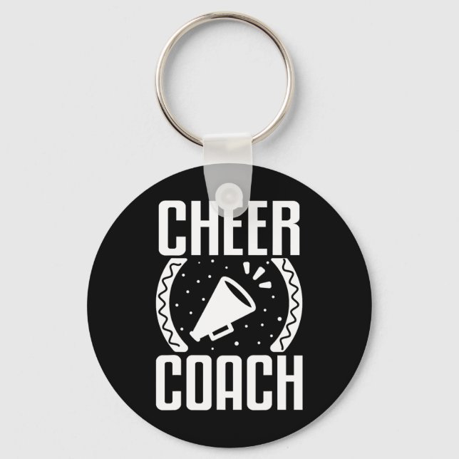 Cheerleading Coach _1  Key Ring (Front)