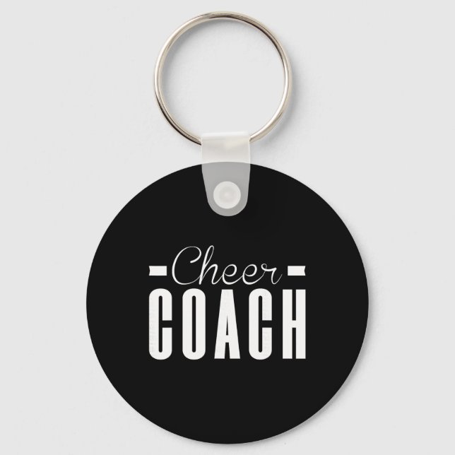 Cheerleading Coach _3  Key Ring (Front)