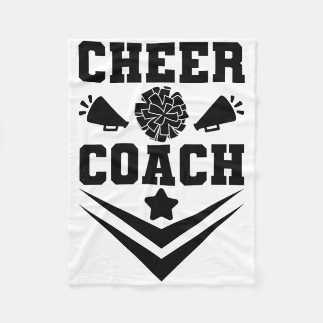 Cheerleading Coach _7  Fleece Blanket (Front)