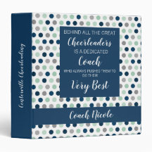 Cheerleading Coach Binder