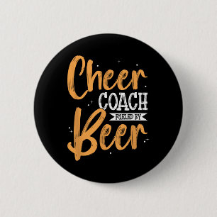 Cheerleading Coach Cheer Coach 6 Cm Round Badge