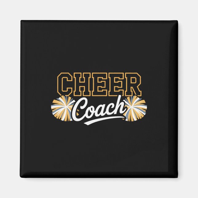 Cheerleading Coach Dedicated Team Mentor Role Mode Magnet (Front)