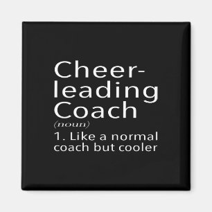 Cheerleading Coach Definition Sports Funny Trainer Magnet