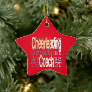 Cheerleading Coach Extraordinaire Ceramic Ornament