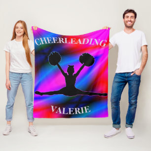 Cheerleading Colourful Fleece Blanket