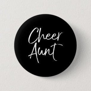 Cheerleading Comp Gift For Auntie Competition Chee 6 Cm Round Badge