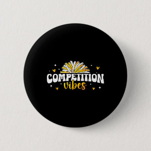 Cheerleading Competition Day For Cheer Fans Uni-ad 6 Cm Round Badge