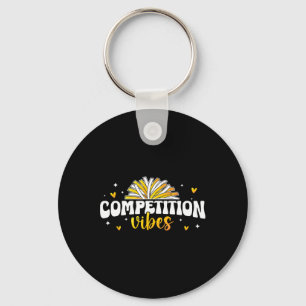 Cheerleading Competition Day For Cheer Fans Uni-ad Key Ring