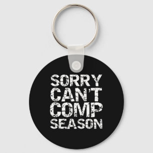 Cheerleading Competition Quote Funny Sorry Can't C Key Ring