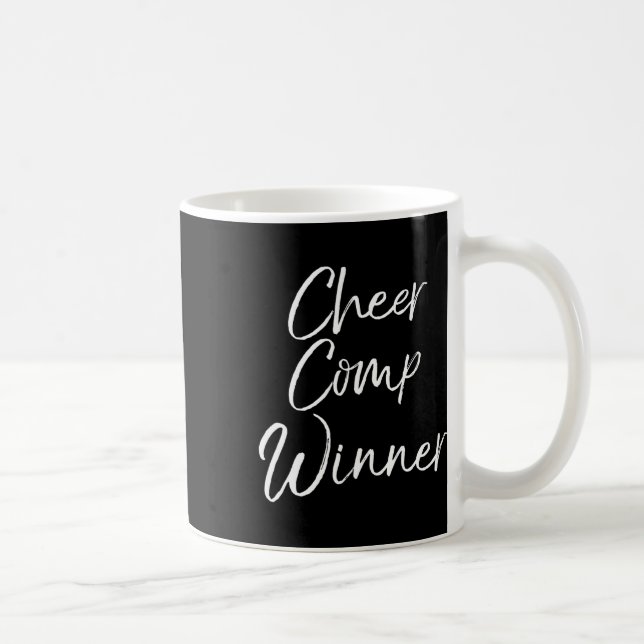 Cheerleading Competition Team Gift Idea Cheer Comp Coffee Mug (Right)