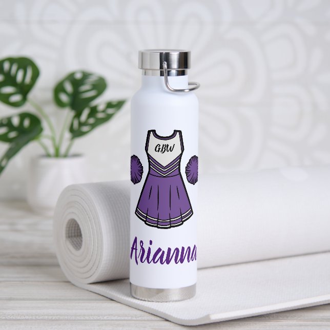 Cheerleading Customisable Water Bottle  (Yoga)