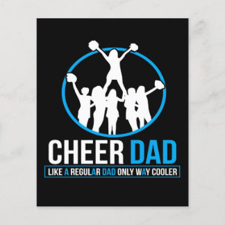 Cheerleading Dad Fathers | Cheerleading Cute Des Flyer