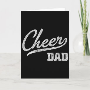 Cheerleading Dad Gift Proud Cheer Dad Card