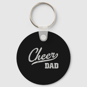 Cheerleading Dad Gift Proud Cheer Dad Key Ring