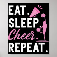 Cheerleading Dance Cheerleader Girls Eat Sleep Che