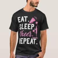 Cheerleading Dance Cheerleader Girls Eat Sleep Che