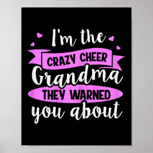 Cheerleading Design For A Cheer Grandma _2  Poster
