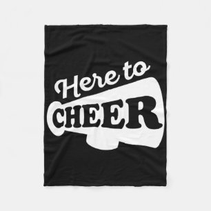 Cheerleading Design For A Cheerleading Girl Fleece Blanket