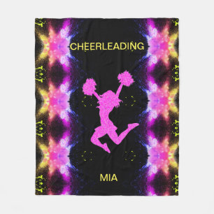 CHEERLEADING fleece blanket. Blanket