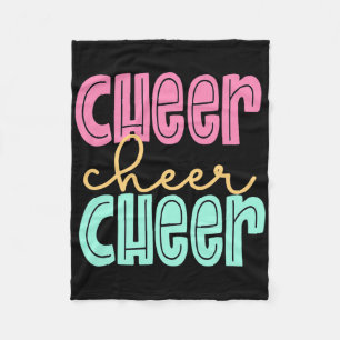 Cheerleading For Cheerleader Girl Teen Squad Cheer Fleece Blanket