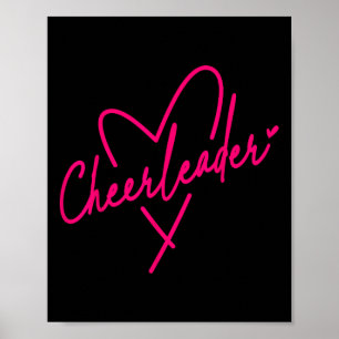Cheerleading For Cheerleader Squad Girl Bff Cheer Poster
