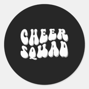 Cheerleading For Cheerleader Squad Girl Cheer Prac Classic Round Sticker