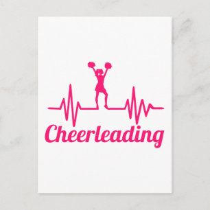 Cheerleading frequency postcard