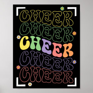 Cheerleading Funny Sports Cheerleader Squad Cheer  Poster