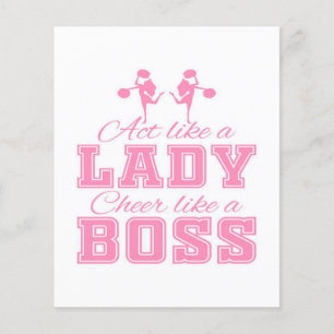 CHEERLEADING GIFT IDEA Cheerleading Cute Design Flyer