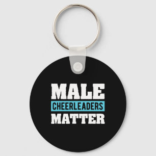 Cheerleading Gift T Shirt For Men Male Cheerleader Key Ring