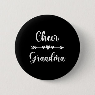 Cheerleading Grandma Cheerleader Cheerleading Gran 6 Cm Round Badge