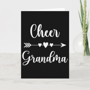Cheerleading Grandma Cheerleader Cheerleading Gran Card