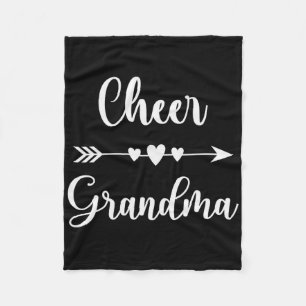 Cheerleading Grandma Cheerleader Cheerleading Gran Fleece Blanket