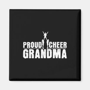 Cheerleading Grandma Cheerleader Grandmother Magnet
