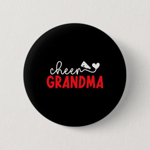 Cheerleading Grandma For Mother's Day Cheer Grandm 6 Cm Round Badge