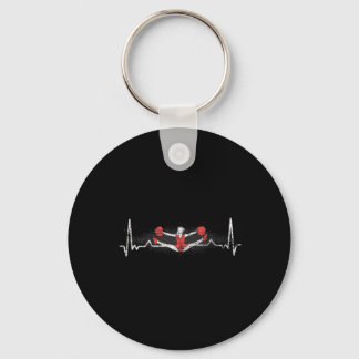 Cheerleading Heartbeat Cheer Girl Cheering Cheerle Key Ring